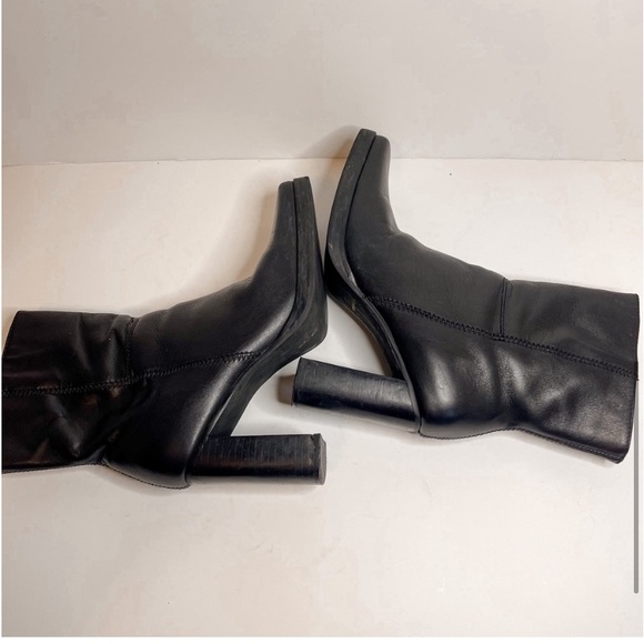 Vintage 90s Y2K Candies Leather Boots 7 - Picture 6 of 11